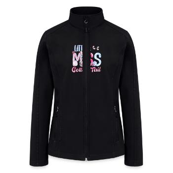 Little Miss Cotton Tail - Women’s Soft Shell Jacket - black - Front