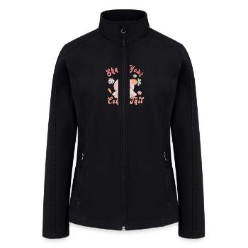 Shake Your Cotton Tail - Women’s Soft Shell Jacket - black - Front