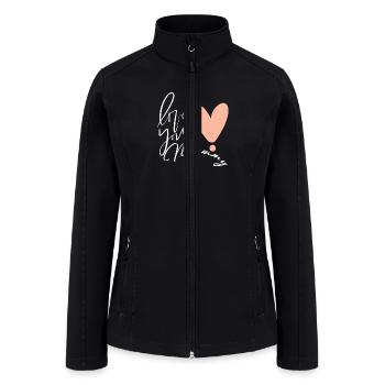 Love you mommy - Women’s Soft Shell Jacket - black - Front