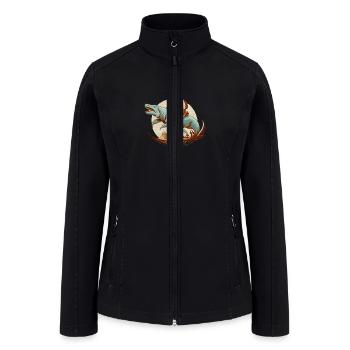 shark cowboy - Women’s Soft Shell Jacket - black - Front