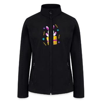 surprise box - Women’s Soft Shell Jacket - black - Front
