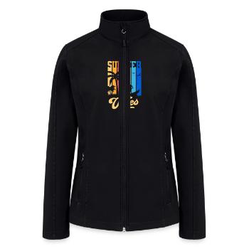 Summer Beach - Women’s Soft Shell Jacket - black - Front