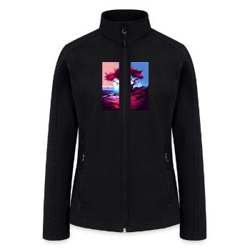 Sea Tree - Women’s Soft Shell Jacket - black - Front