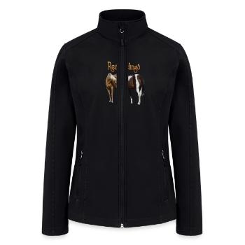 A Gift That Symbolizes the True Feelings of Lovers - Women’s Soft Shell Jacket - black - Front