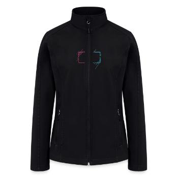 Make it happen - Women’s Soft Shell Jacket - black - Front