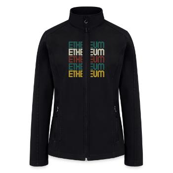 Ethereum wear - Women’s Soft Shell Jacket - black - Front