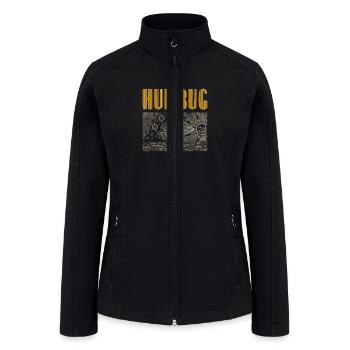 Humbug Landscape - Women’s Soft Shell Jacket - black - Front