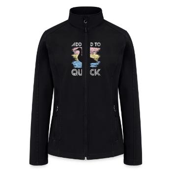 Duck Quack Drake Nature - Women’s Soft Shell Jacket - black - Front