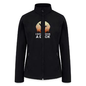 Ducks Quack Rubber Ducks Nature - Women’s Soft Shell Jacket - black - Front