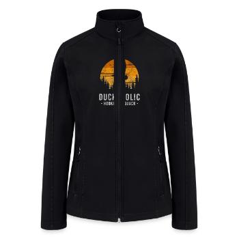 Duck Bird Bathing - Women’s Soft Shell Jacket - black - Front