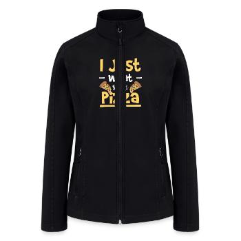 Fast Food Restaurant - Women’s Soft Shell Jacket - black - Front
