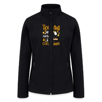 Bird Rainforest Jungle - Women’s Soft Shell Jacket - black - Front
