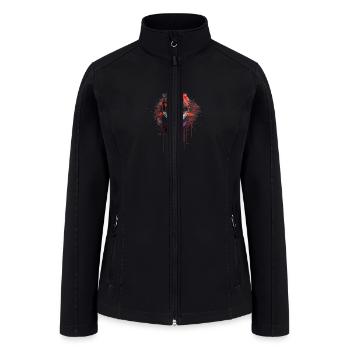 horror mask - Women’s Soft Shell Jacket - black - Front