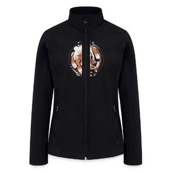 Everything is Fine Cat in a Bowl - Women’s Soft Shell Jacket - black - Front