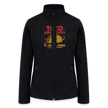 Taco Emergency Taco Tuesday - Women’s Soft Shell Jacket - black - Front