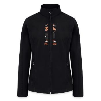 Smell My Hockey Bag - Women’s Soft Shell Jacket - black - Front