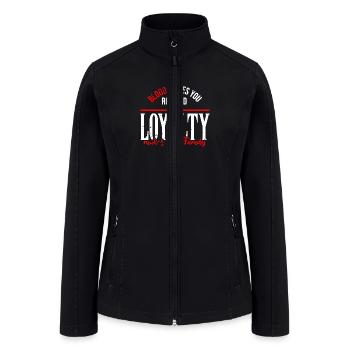 Makes Family - Women’s Soft Shell Jacket - black - Front