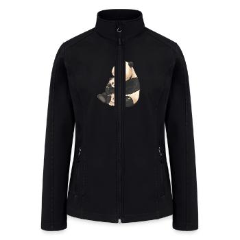 FUBAO🐼Giant Panda - Women’s Soft Shell Jacket - black - Front