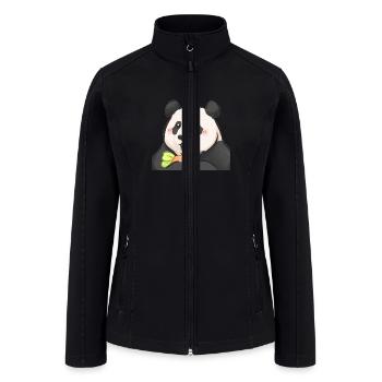 FUBAO🐼Giant Panda - Women’s Soft Shell Jacket - black - Front