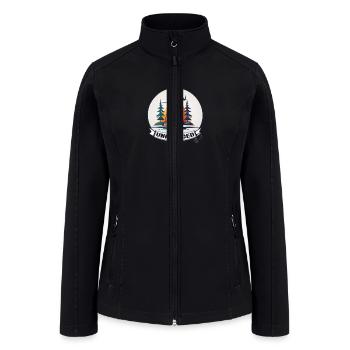 Unplugged, Back To Nature - Women’s Soft Shell Jacket - black - Front