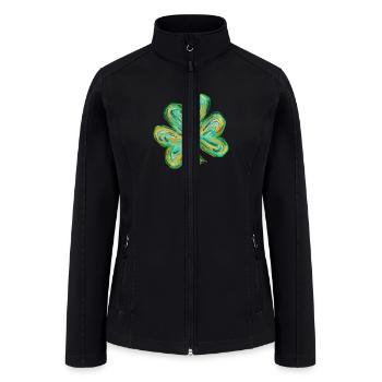 Saint Patrick's Day - Women’s Soft Shell Jacket - black - Front