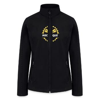 Auto Repair Mechanic Logo mecanique - Women’s Soft Shell Jacket - black - Front