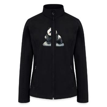 PANGDAHAI🐼Giant Panda - Women’s Soft Shell Jacket - black - Front