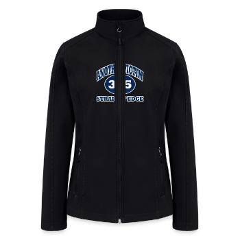 315 Straight Edge - Women’s Soft Shell Jacket - black - Front