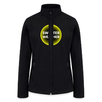 Sweater Weather Tee - Women’s Soft Shell Jacket - black - Front