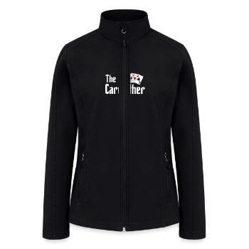 The Card Father - Women’s Soft Shell Jacket - black - Front