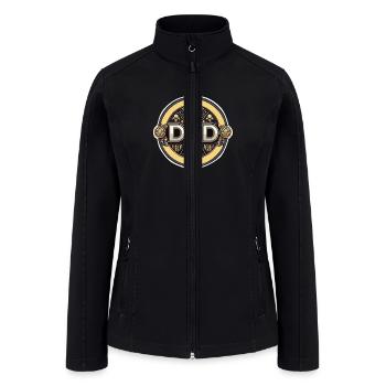 Dad Coin - Women’s Soft Shell Jacket - black - Front