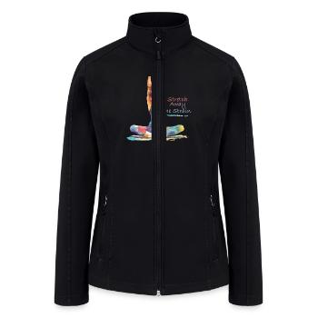 Stretch Away the Strain - Women’s Soft Shell Jacket - black - Front