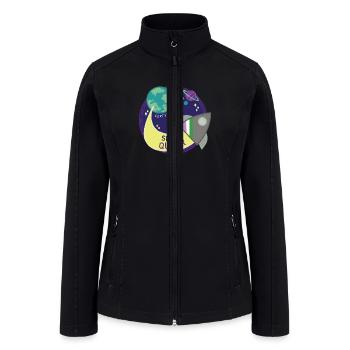 Space Queer - Women’s Soft Shell Jacket - black - Front