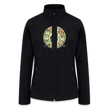 Cute Hippo - Women’s Soft Shell Jacket - black - Front