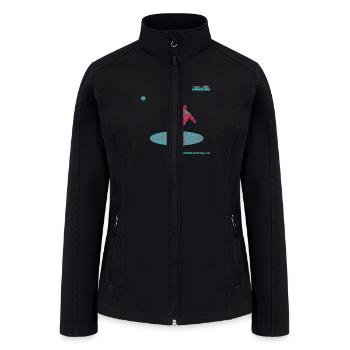 Red Cyan Knuckleball 18 - Women’s Soft Shell Jacket - black - Front