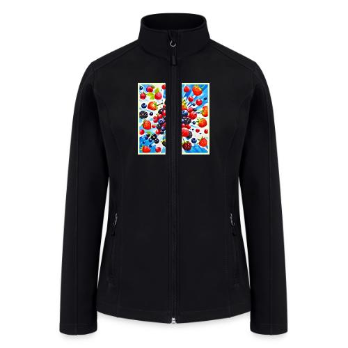 Colorful Berry Fiesta Design - Women’s Soft Shell Jacket