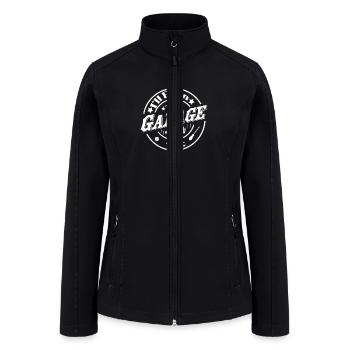 Funny Dad T-Shirt I'll Be in The Garage Shirt Work - Women’s Soft Shell Jacket - black - Front
