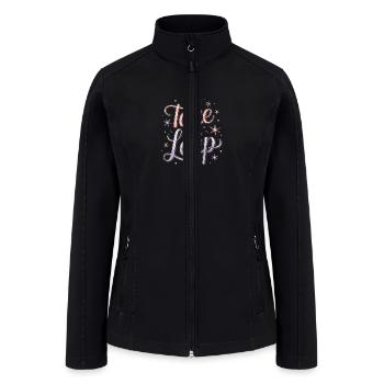 Take the leap a life motivational saying - Women’s Soft Shell Jacket - black - Front
