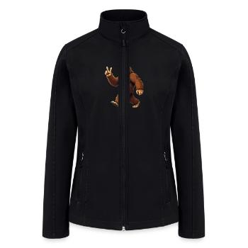 Bigfoot Sasquatch Believe - Women’s Soft Shell Jacket - black - Front