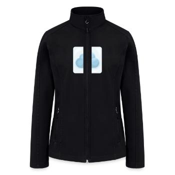 Cloud - Women’s Soft Shell Jacket - black - Front