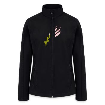 flora 13 - Women’s Soft Shell Jacket - black - Front