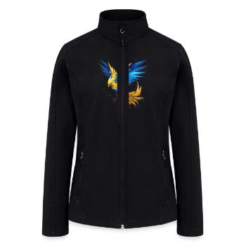 Best Birthday Surprise" - Women’s Soft Shell Jacket - black - Front
