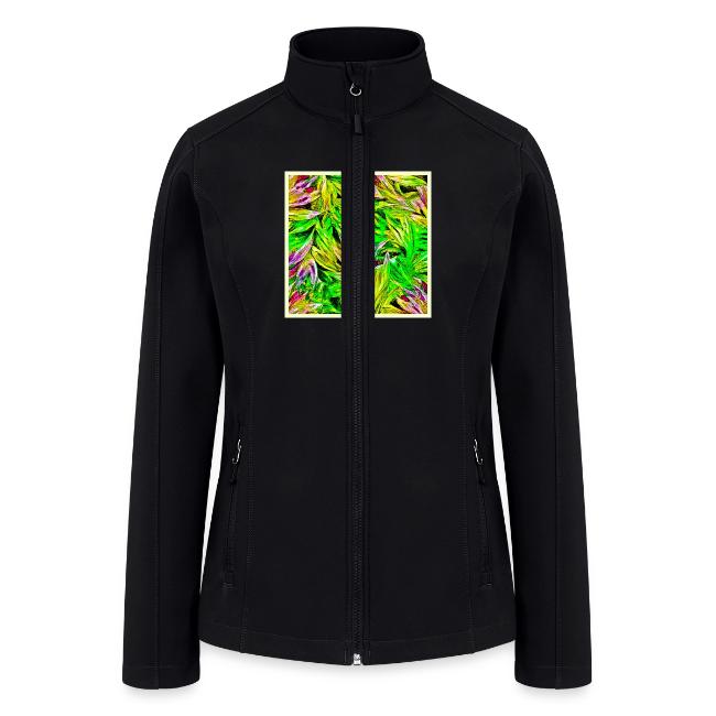 Vibrant Plant Strokes Design