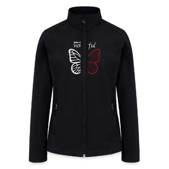 You are Wonderful - Women’s Soft Shell Jacket - black - Front