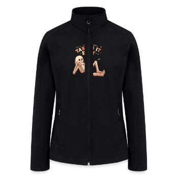 Taking it easy - Women’s Soft Shell Jacket - black - Front