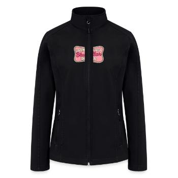 Living on that blue collar dollar Funny Western - Women’s Soft Shell Jacket - black - Front