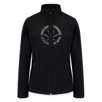 RMC Skull - Women’s Soft Shell Jacket - black - Front