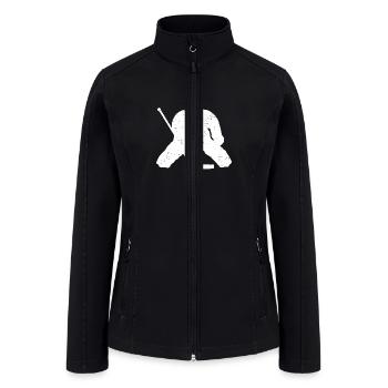Hockey Goalie - Women’s Soft Shell Jacket - black - Front