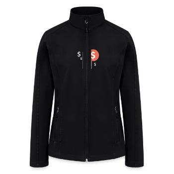 Cell Phone Money - Women’s Soft Shell Jacket - black - Front
