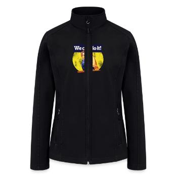 We Can Do It! Feminist Rosie - Women’s Soft Shell Jacket - black - Front